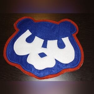 New Chicago Cubs MLB 60s-70s Retro Varsity Style Cubbie Bear Patch Emblem Logo!